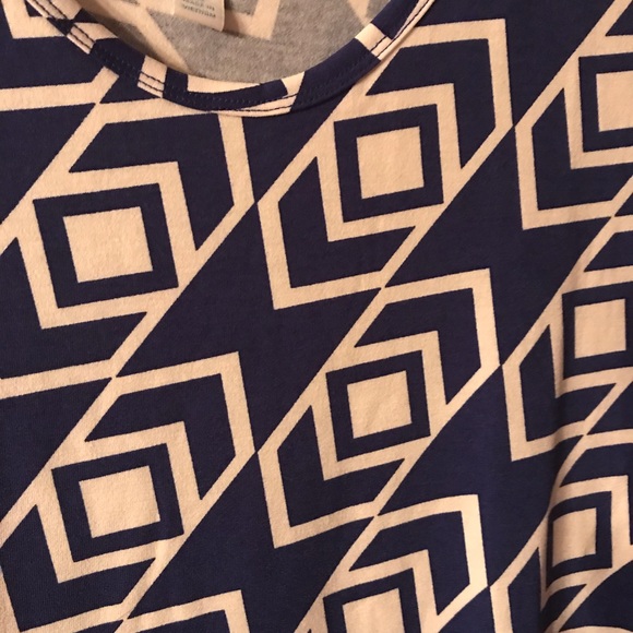 12 Gracie - LuLaRoe - Blue & White BNWT - Picture 2 of 4